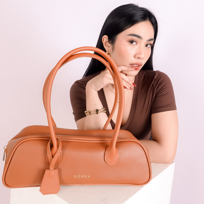 Elan Brown Baguette Bag