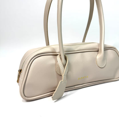 Elan Off White Baguette Bag