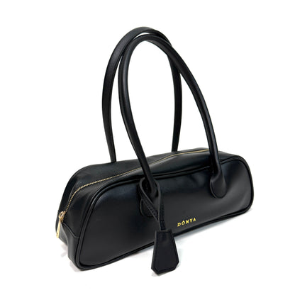 Elan Black Baguette Bag